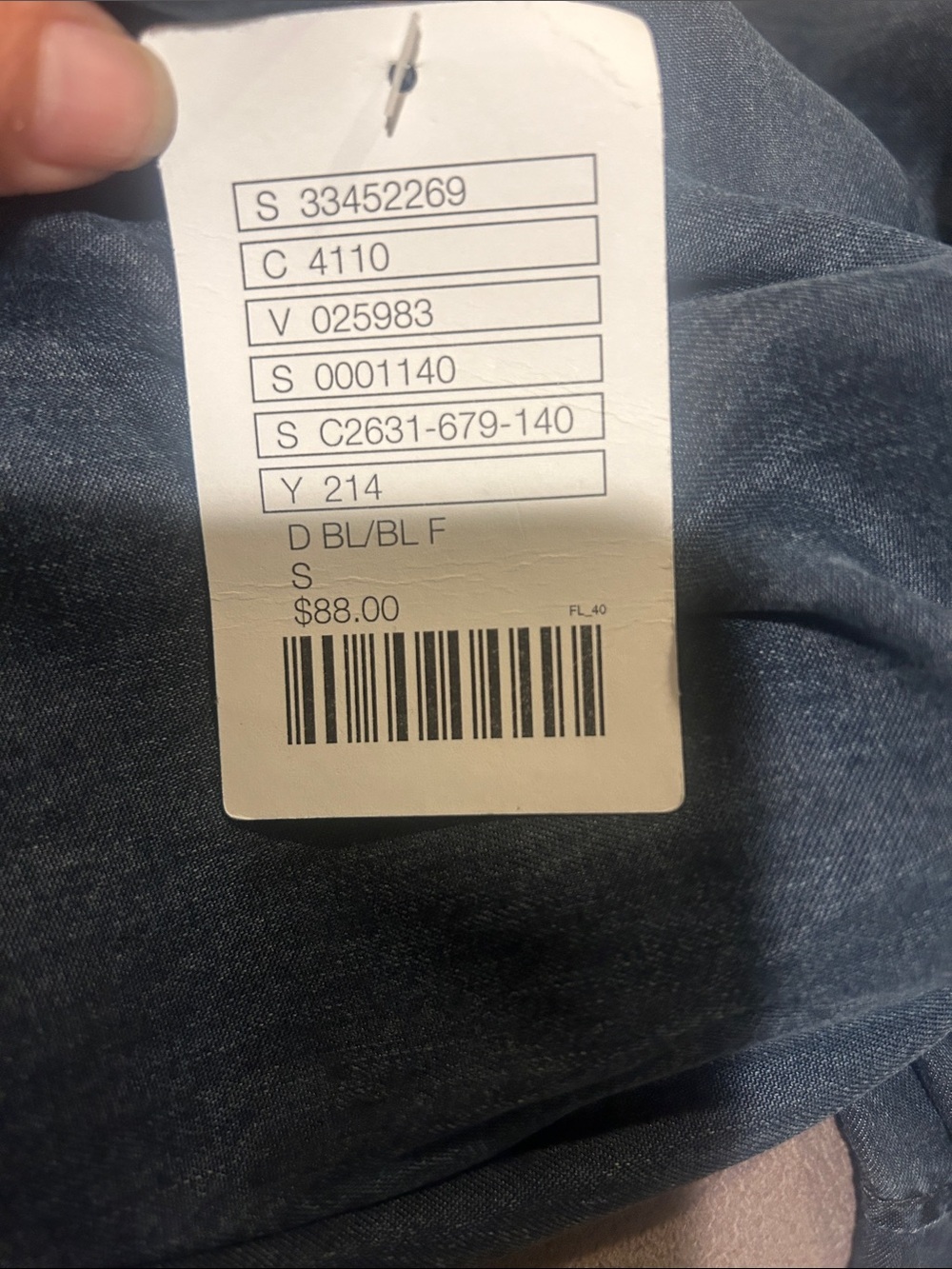 Cloth &Stone Anthropologie Washed Indigo Denim Shirt — Blue - Picture 13 of 14